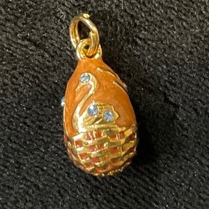Vintage Faberge Miniature Swan Egg Pendant Metropolitan Museum of Art